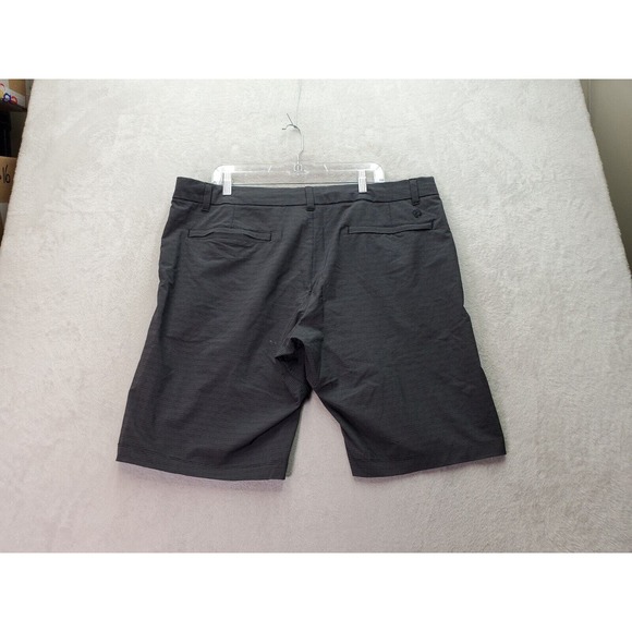 Lot Of 2 Hang Ten Board Shorts Men 40 Tan Dark Gray Polyester Pockets Drawstring - Picture 7 of 16